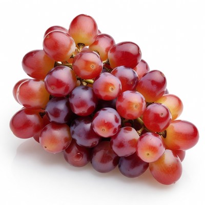Bunch of red grapes