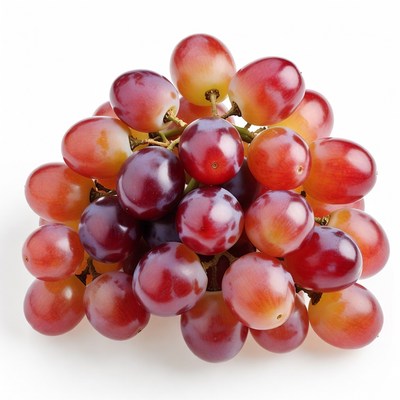 Bunch of red grapes