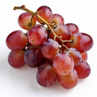 Fresh red grapes bunch