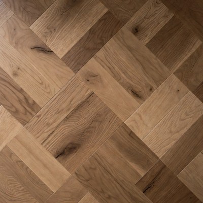 Herringbone Oak Wood Floor