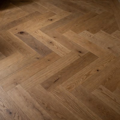 Herringbone Oak Wood Floor
