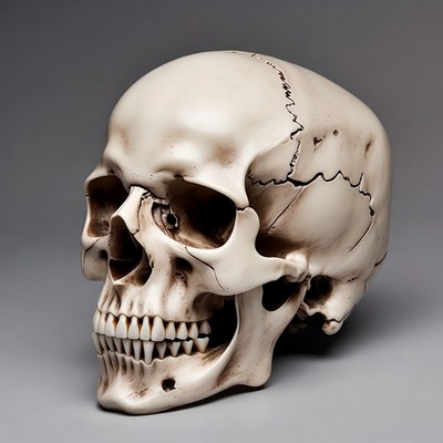Realistic Human Skull