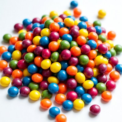 Colorful Candy Balls Pile