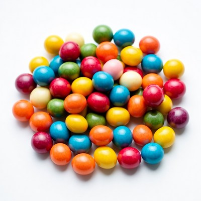Colorful Candy Balls Pile