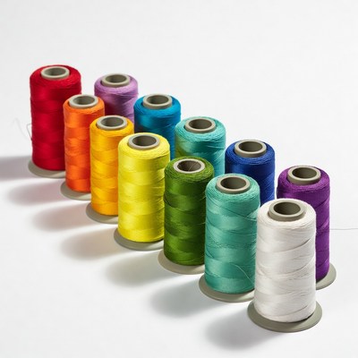 Rainbow Spools of Thread