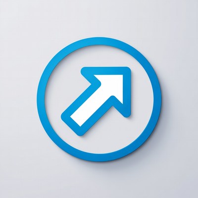 Blue circular arrow icon