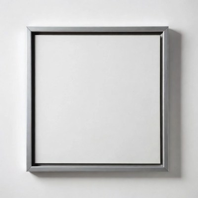 Empty White Picture Frame