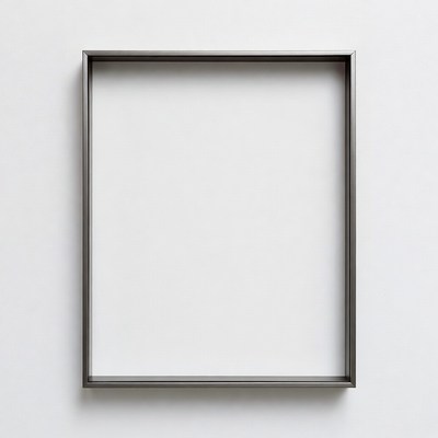 Empty Black Picture Frame