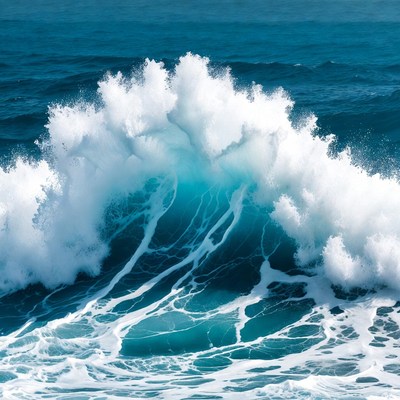 Crashing Ocean Wave