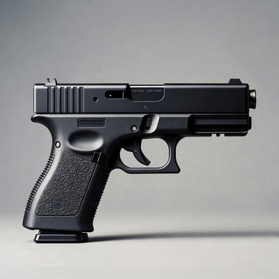 Black Glock 19 Handgun