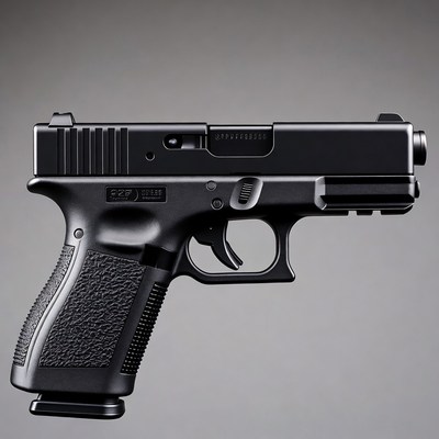 Black Glock 19 Pistol