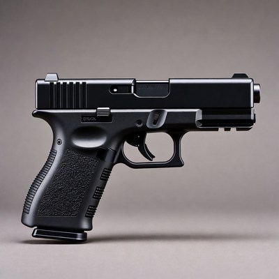 Black Glock 19 Pistol