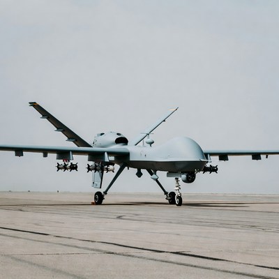 MQ-9 Reaper Drone on Tarmac
