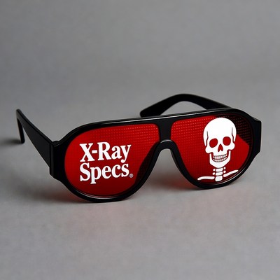 X-Ray Specs Glasses with Skull