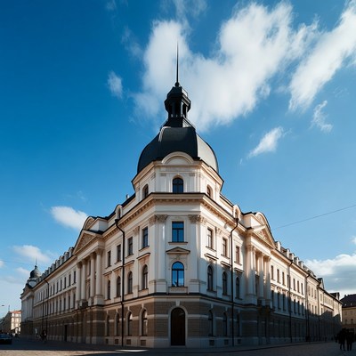 Historic Building with Dome on Corner
