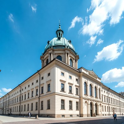 Warsaw Royal Castle with Green Dome
