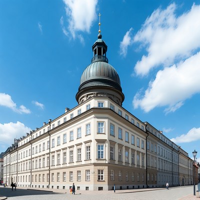 Historic Building with Green Dome