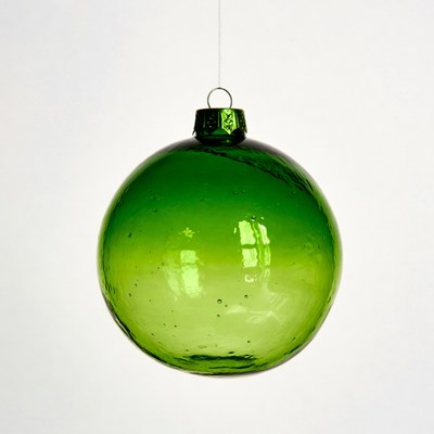 Green Christmas ornament hanging