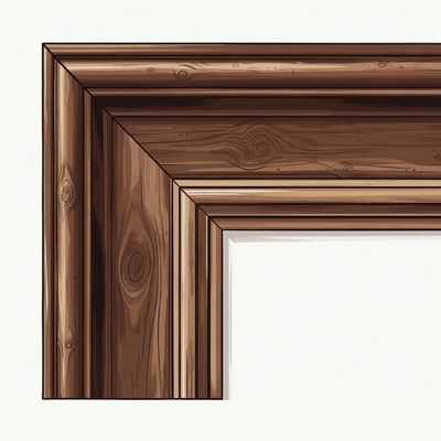 Wooden Picture Frame Corner