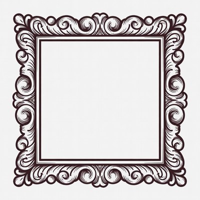 Ornate Vintage Picture Frame
