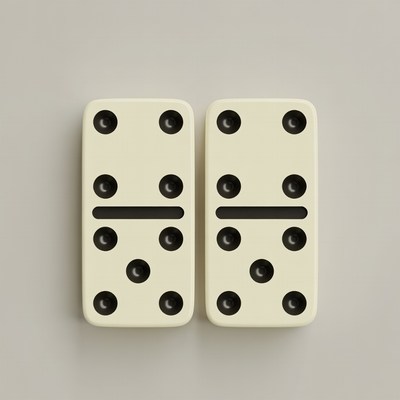 Two Double-Six Domino Tiles