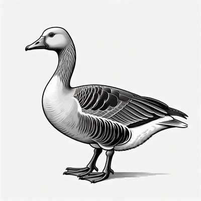 Snow Goose Illustration