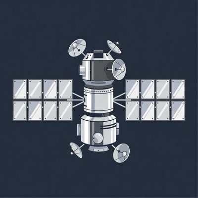 Space Station Illustration