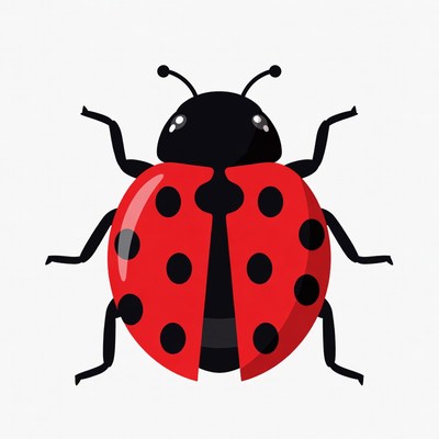 Red Ladybug Illustration