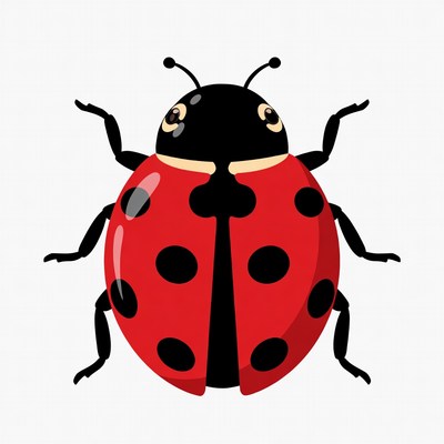 Red Ladybug Illustration