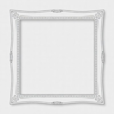 Ornate Empty Picture Frame