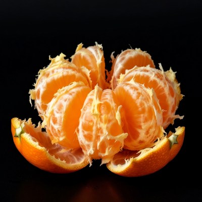 Peeled Mandarin Orange Segments