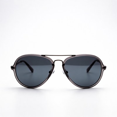 Aviator Sunglasses on White Background
