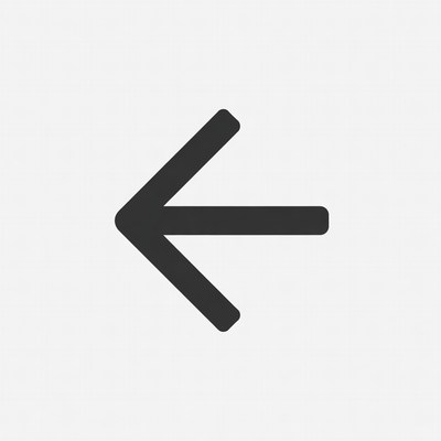 Black Left Arrow Icon