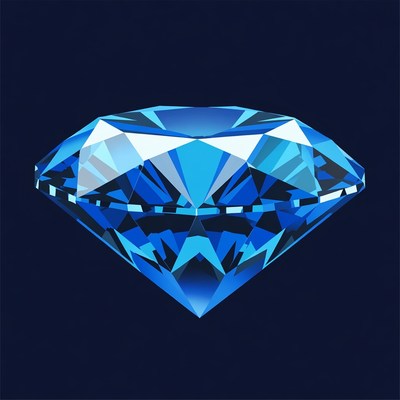 Blue Diamond Gemstone