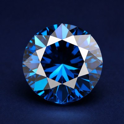 Blue Diamond Gemstone