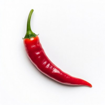 Red chili pepper isolated