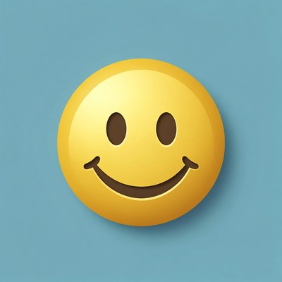 Smiling Yellow Emoji Face