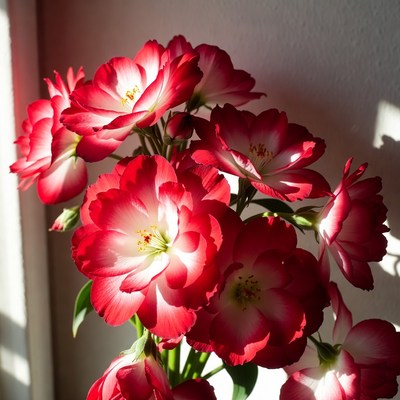 Red Camellia Flowers Bouquet