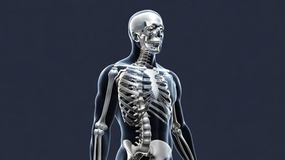 3D Human Skeleton Front View