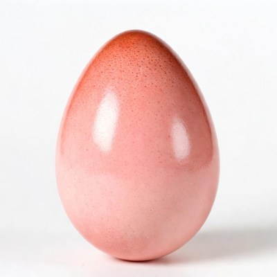 Pink speckled egg