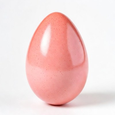 Pink speckled Easter egg