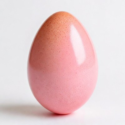 Pink speckled egg