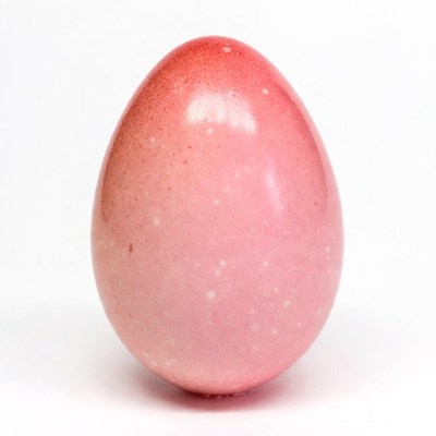 Pink speckled egg