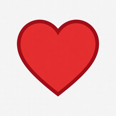 Red heart icon