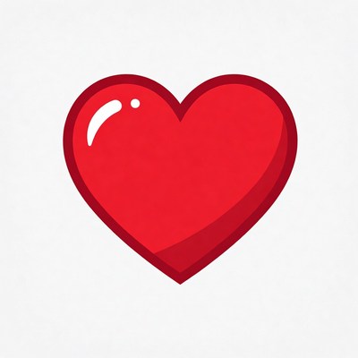 Red heart illustration