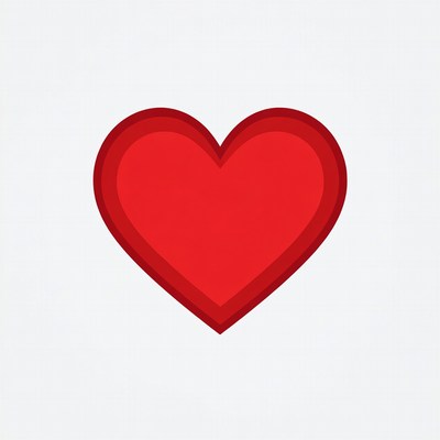 Red heart icon