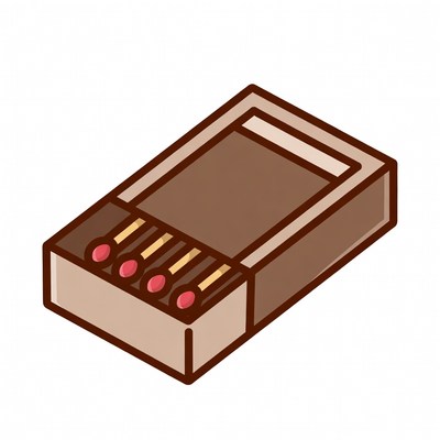 Open Matchbox with Matches