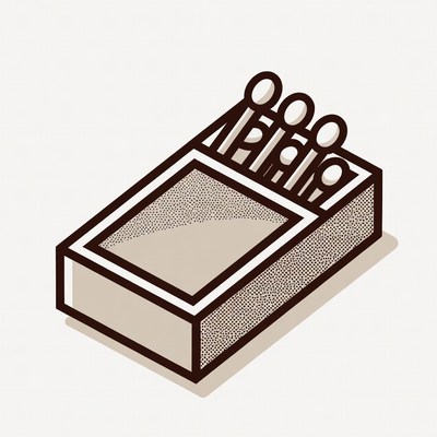 Open Matchbox with Matches