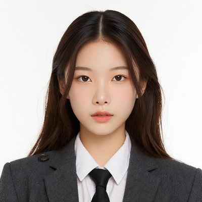 Asian woman in school uniform