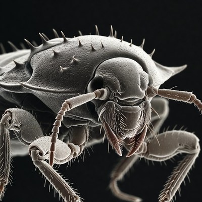 Close-up of bed bug
